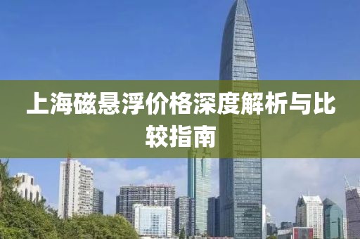 上海磁悬浮价格深度解析与比较指南