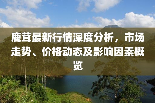 鹿茸最新行情深度分析，市场走势、价格动态及影响因素概览