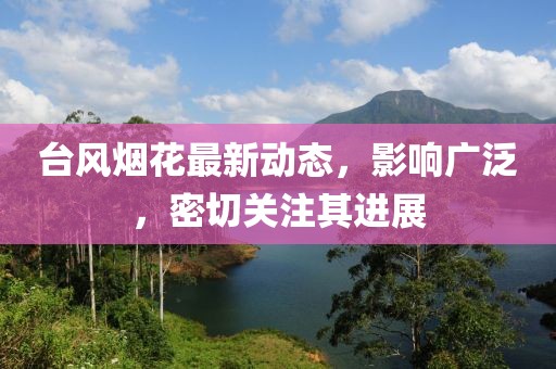 台风烟花最新动态，影响广泛，密切关注其进展