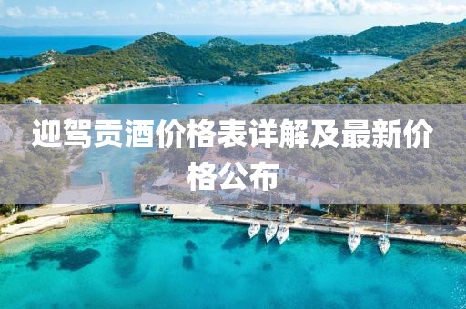 迎驾贡酒价格表详解及最新价格公布