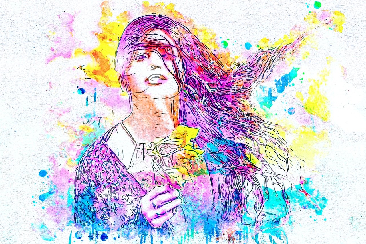 动漫女生铅笔画，独特的艺术表达探索